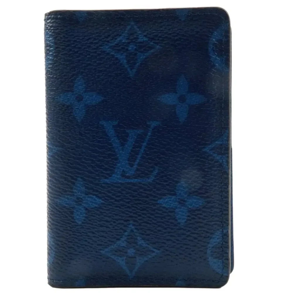 💎✨BEAUTIFUL✨💎Authentic Louis Vuitton Taiga Rama Organizer Depoche Card Case - Picture 1 of 15